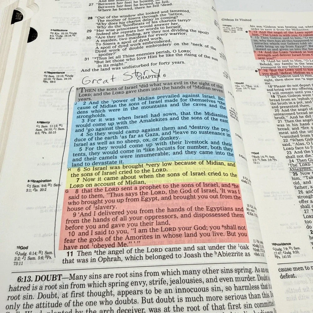 Thomas Nelson Topical Chain Study Bible 964BR Brown Bonded Leather 1989 Indexed - Picture 10 of 11